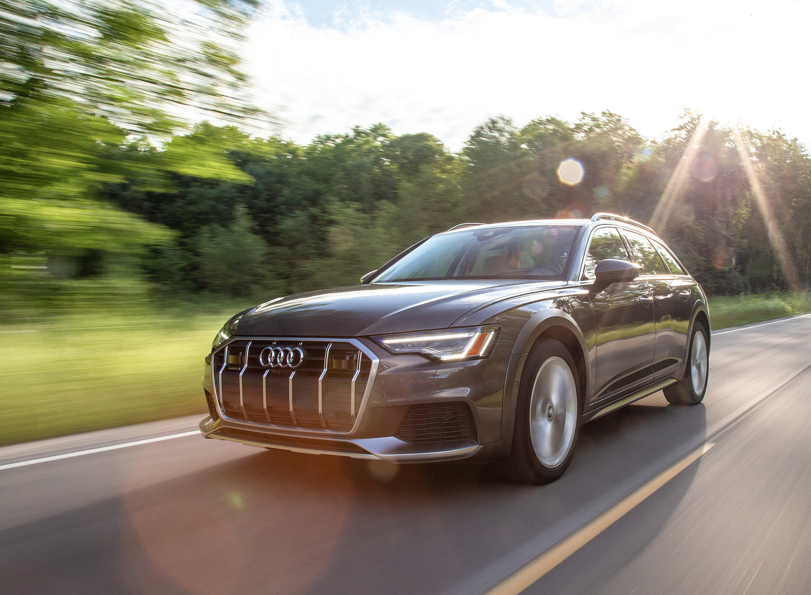 2020 Audi A6 allroad (US-Spec) Front Three-Quarter Wallpapers (4)