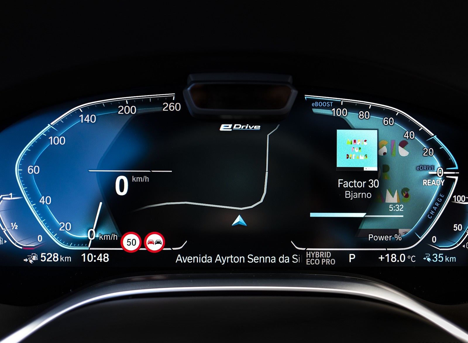 2020 BMW 7-Series 745Le xDrive Plug-In Hybrid Digital Instrument Cluster Wallpapers #100 of 131