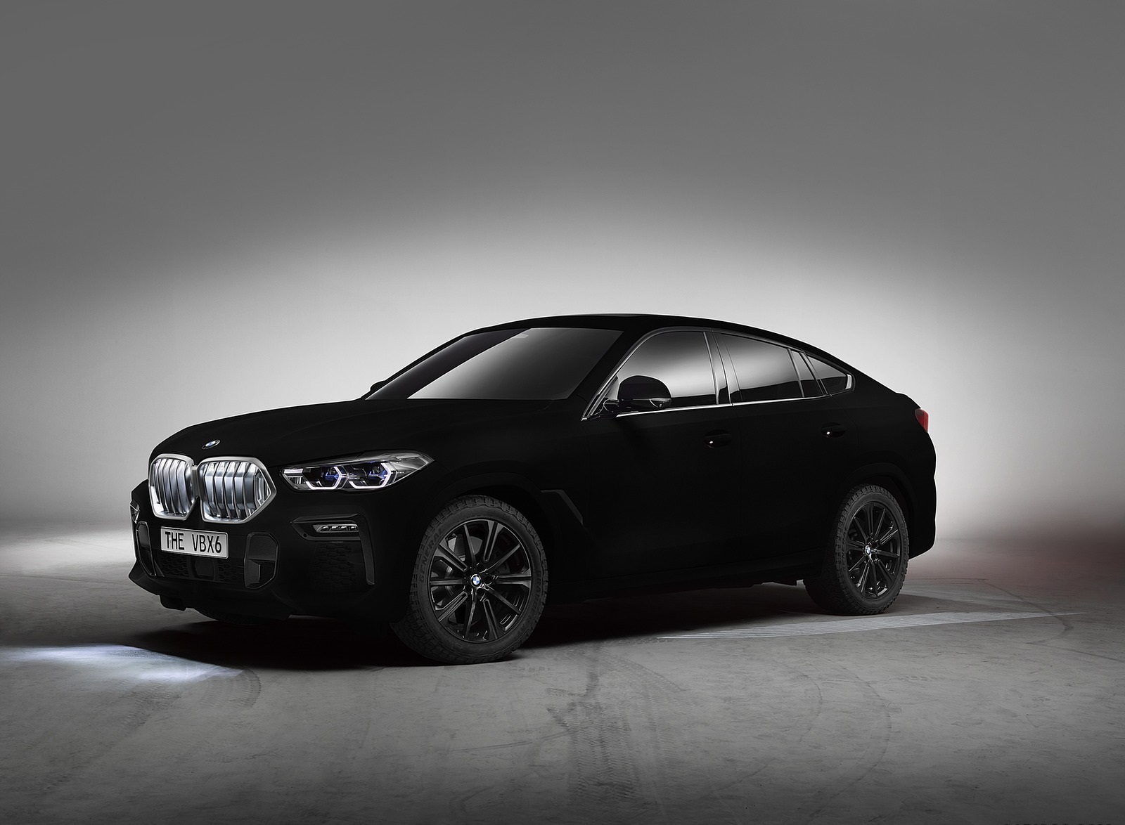 2020 BMW X6 Vantablack Front Three-Quarter Wallpapers (1)