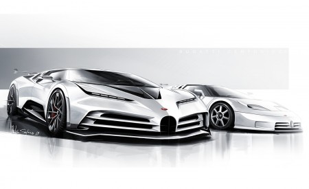 2020 Bugatti Centodieci Design Sketch Wallpapers  450x275 (40)
