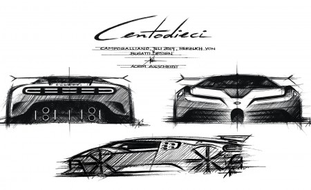 2020 Bugatti Centodieci Design Sketch Wallpapers 450x275 (42)