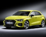 2021 Audi S3 Sportback (Color: Python Yellow) Front Three-Quarter Wallpapers 150x120 (19)