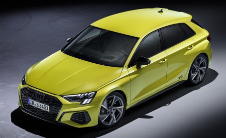 2021 Audi S3 Sportback (Color: Python Yellow) Front Three-Quarter Wallpapers 450x275 (20)