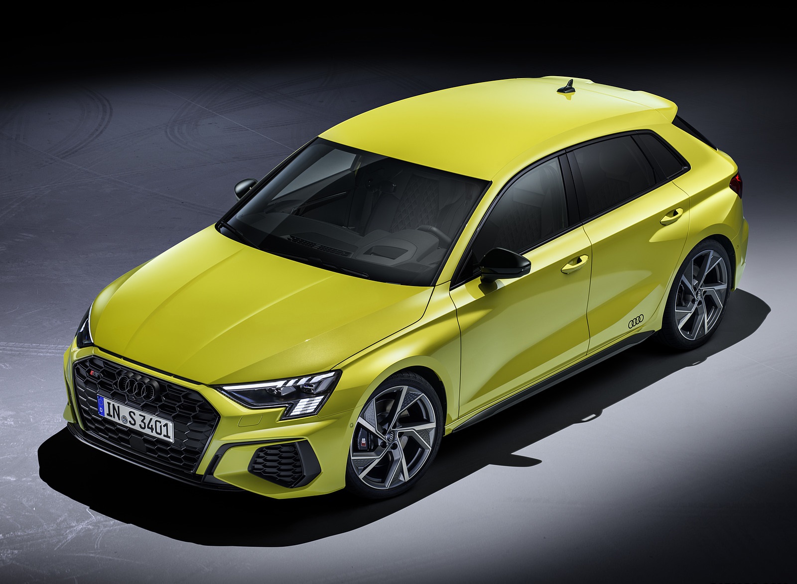 2021 Audi S3 Sportback (Color: Python Yellow) Front Three-Quarter Wallpapers #20 of 37