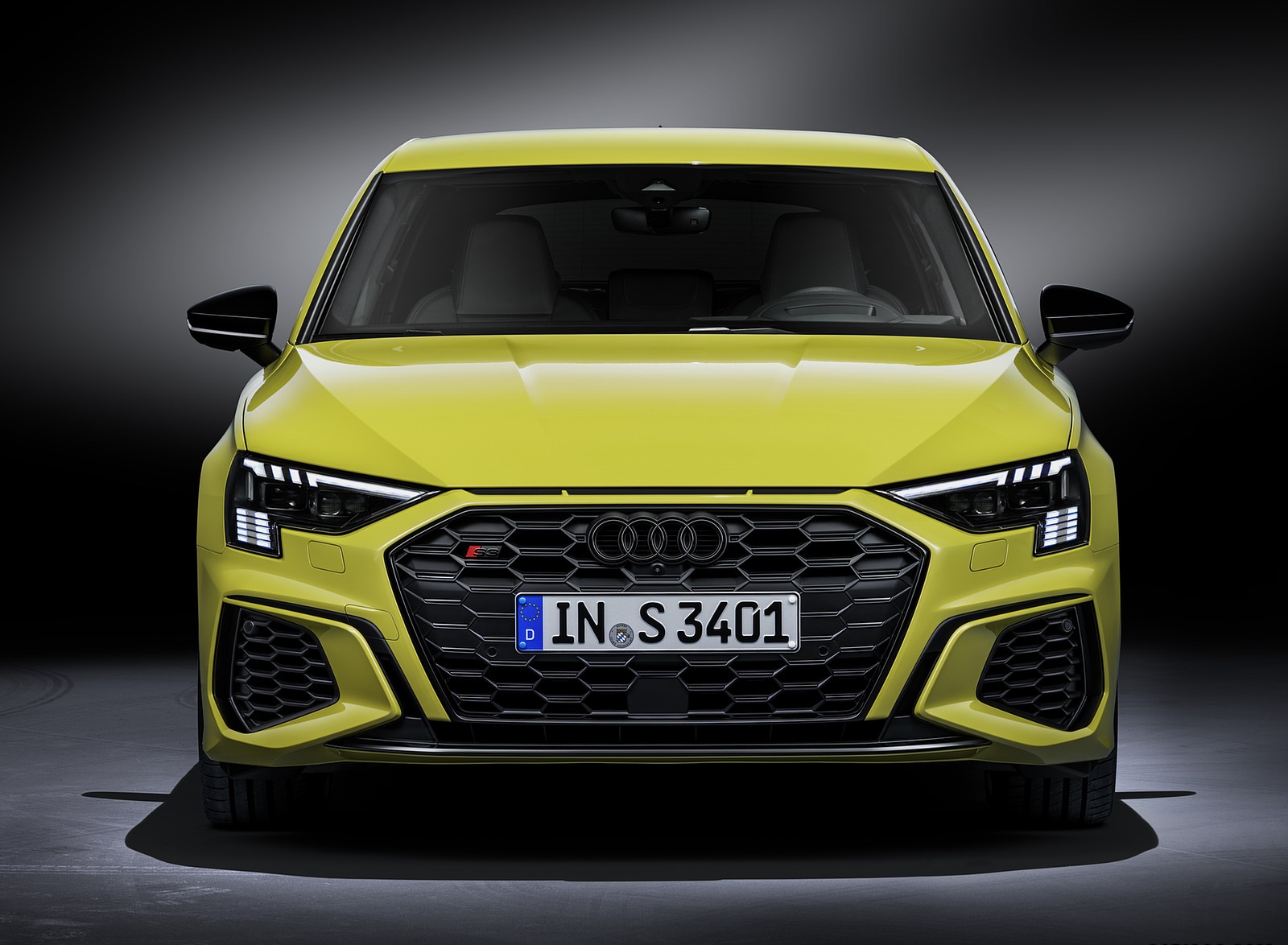 2021 Audi S3 Sportback (Color: Python Yellow) Front Wallpapers #22 of 37