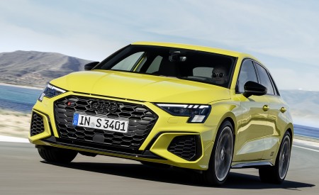 2021 Audi S3 Sportback (Color: Python Yellow) Front Wallpapers 450x275 (5)