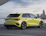 2021 Audi S3 Sportback (Color: Python Yellow) Rear Three-Quarter Wallpapers 150x120