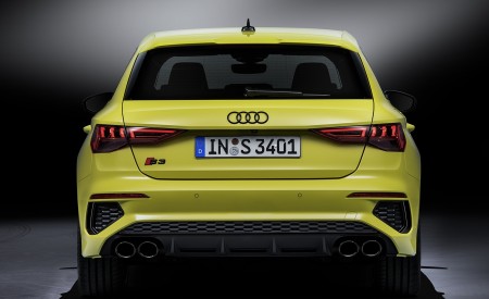 2021 Audi S3 Sportback (Color: Python Yellow) Rear Wallpapers 450x275 (24)