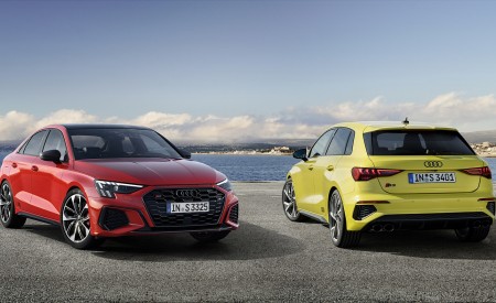 2021 Audi S3 Sportback (Color: Python Yellow) and 2021 Audi S3 Sedan Wallpapers 450x275 (10)
