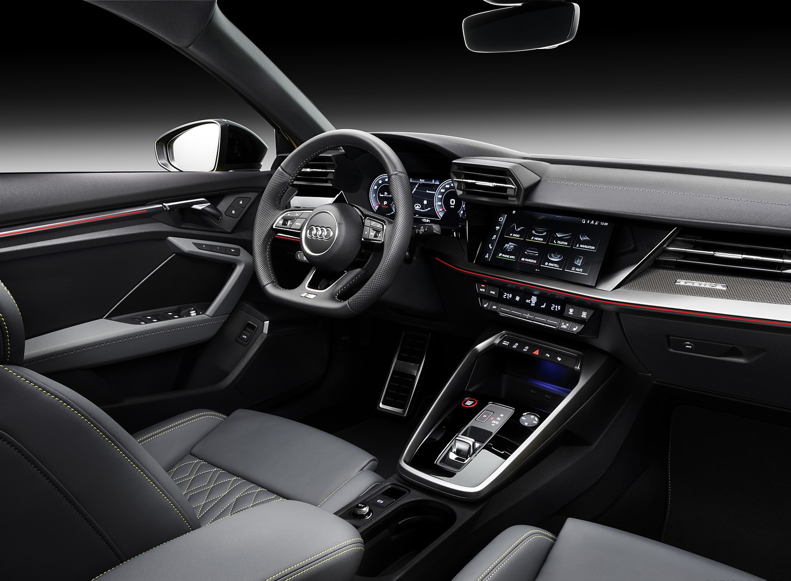 2021 Audi S3 Sportback Interior Wallpapers #35 of 37