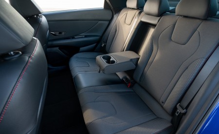 2021 Hyundai Elantra N Line Interior Rear Seats Wallpapers 450x275 (73)