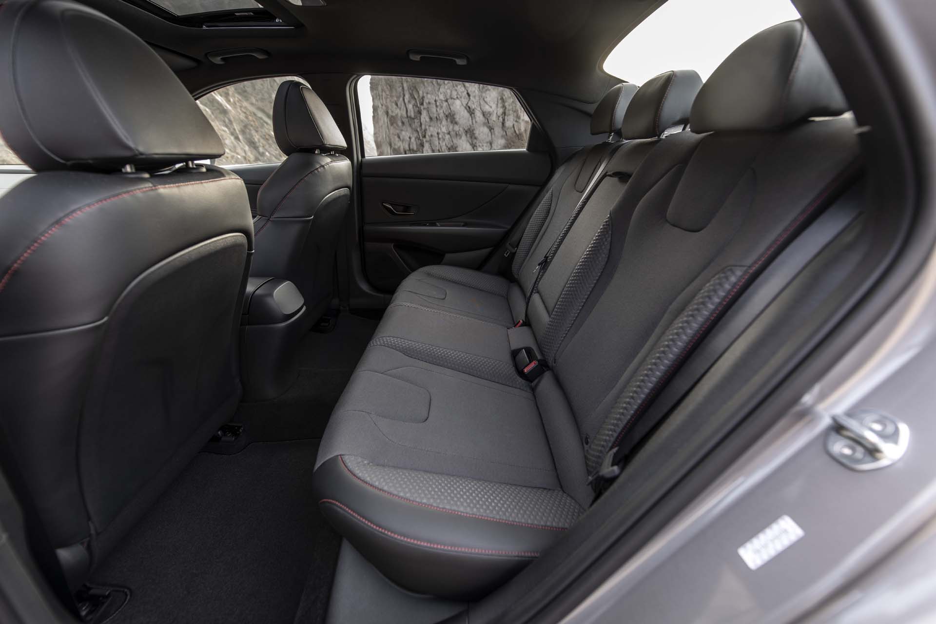 2021 Hyundai Elantra N Line Interior Rear Seats Wallpapers #115 of 133