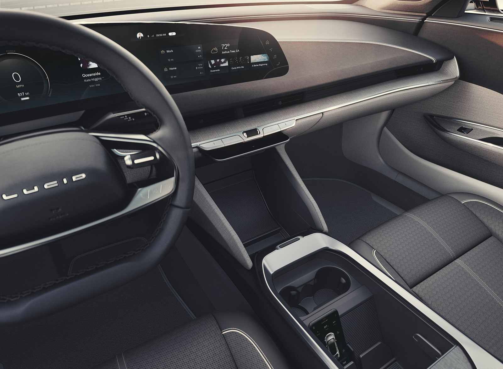 2021 Lucid Air Central Console Wallpapers (9)