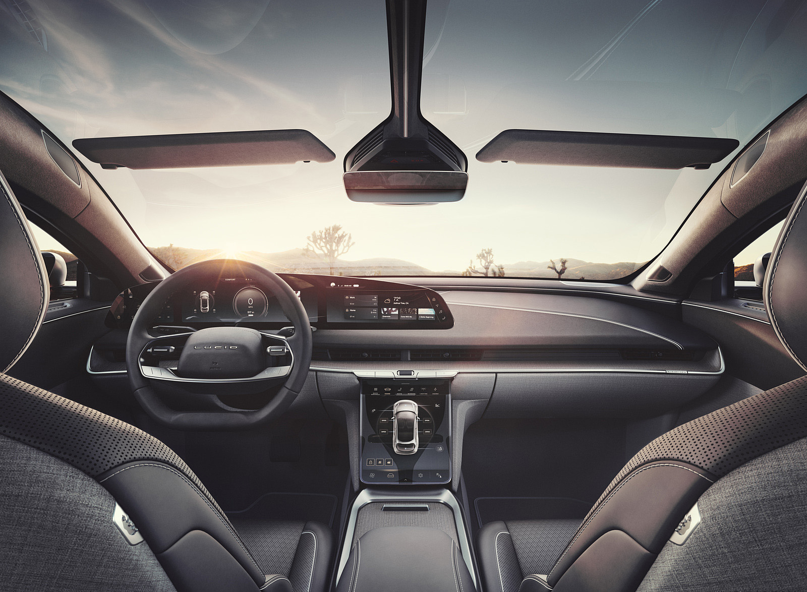 2021 Lucid Air Interior Cockpit Wallpapers #12 of 21