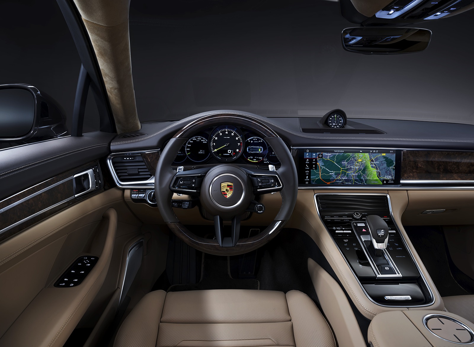 2021 Porsche Panamera 4S E-Hybrid Executive Interior Cockpit Wallpapers (5)