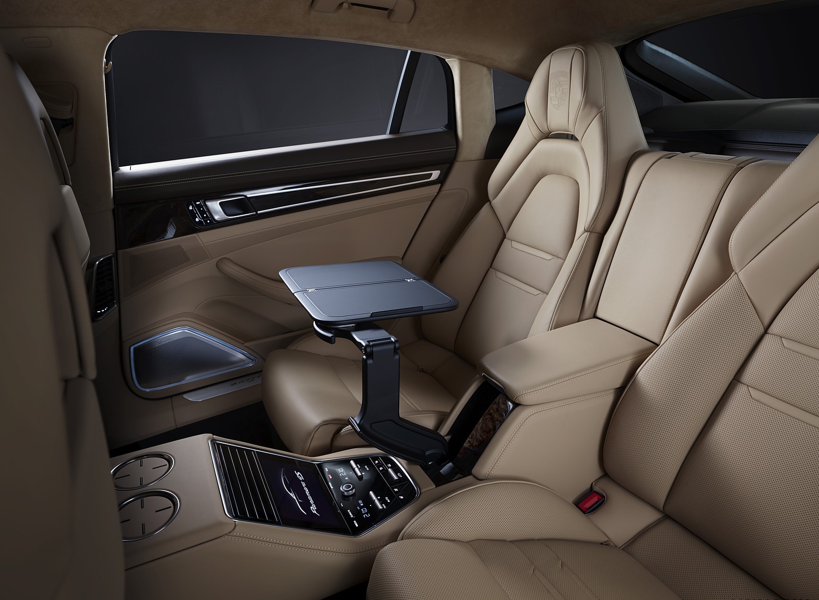 2021 Porsche Panamera 4S E-Hybrid Executive Interior Rear Seats Wallpapers (7)