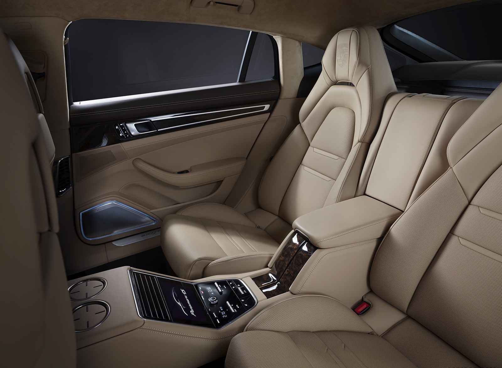 2021 Porsche Panamera 4S E-Hybrid Executive Interior Rear Seats Wallpapers #8 of 8