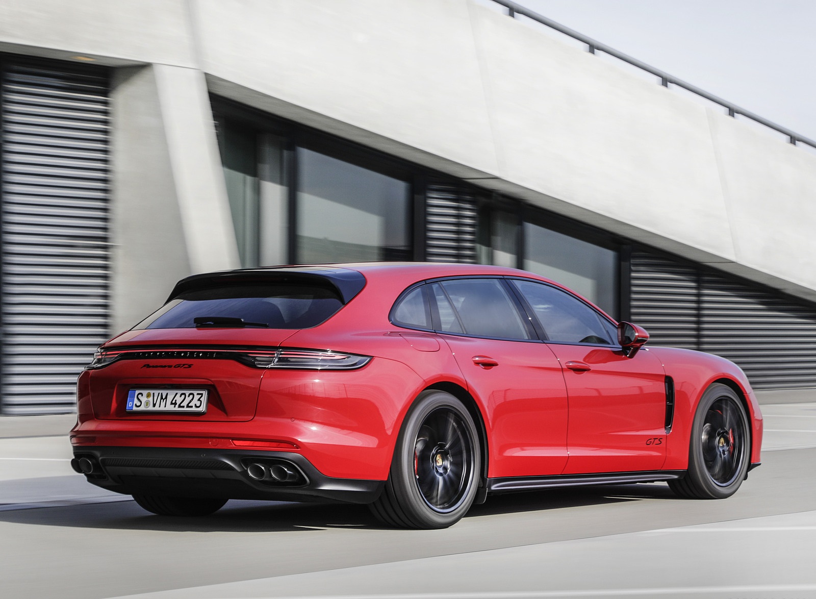 2021 Porsche Panamera GTS Sport Turismo Rear Three-Quarter Wallpapers (6)