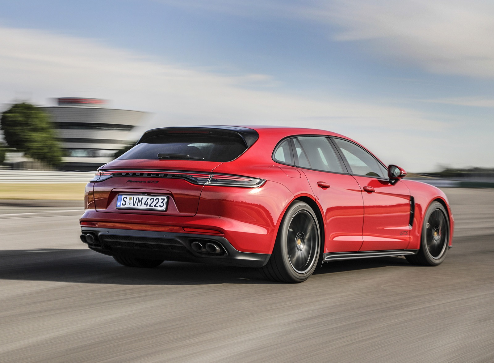 2021 Porsche Panamera GTS Sport Turismo Rear Three-Quarter Wallpapers (4)