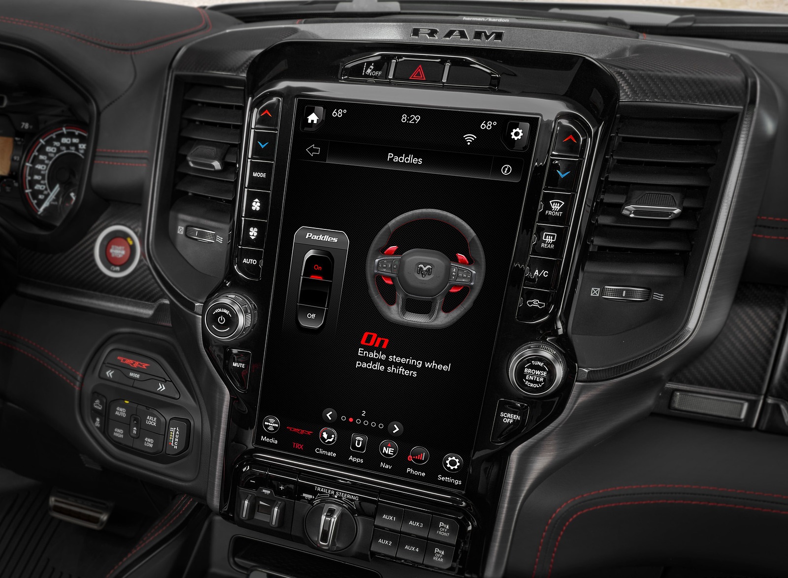2021 Ram 1500 TRX Central Console Wallpapers #89 of 105