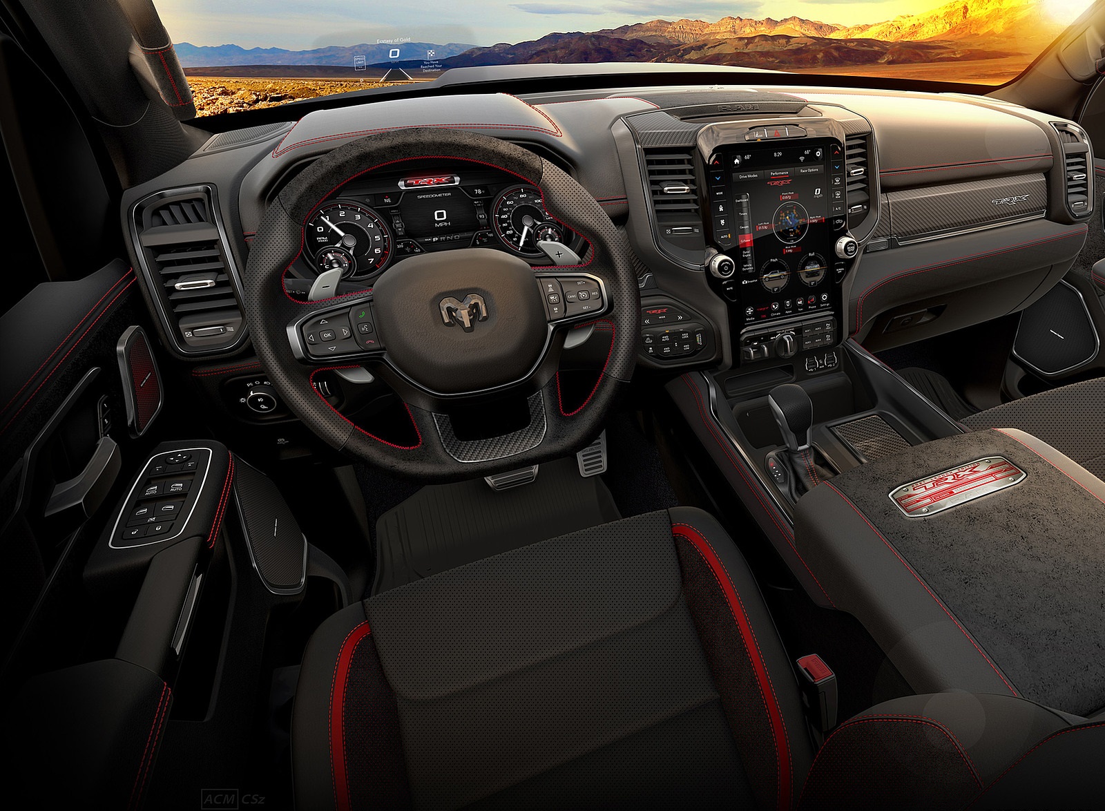 2021 Ram 1500 TRX Launch Edition Interior Wallpapers #29 of 31