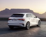 2021 Audi A3 Sportback 30 g-tron (Color: Glacier White) Rear Three-Quarter Wallpapers 150x120