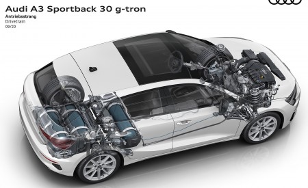 2021 Audi A3 Sportback 30 g-tron Drivetrain Wallpapers  450x275 (20)