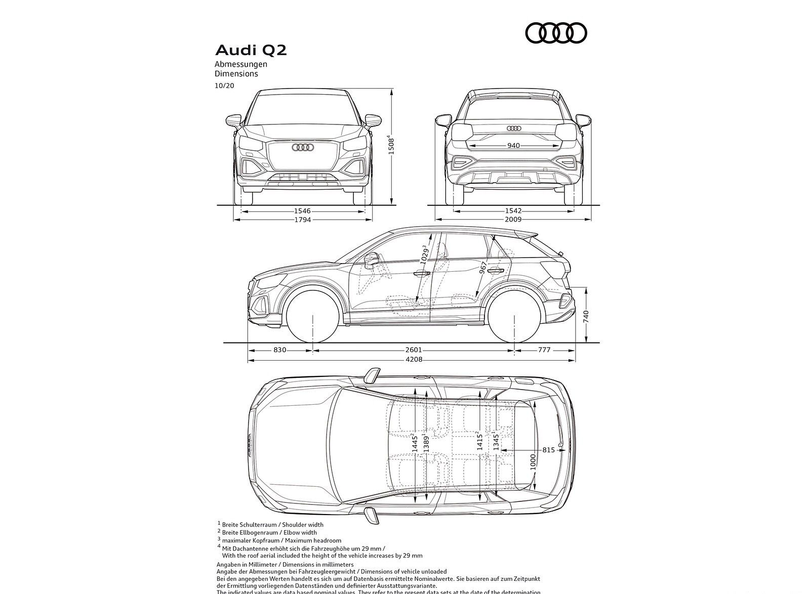 2021 Audi Q2 Dimensions Wallpapers #88 of 196
