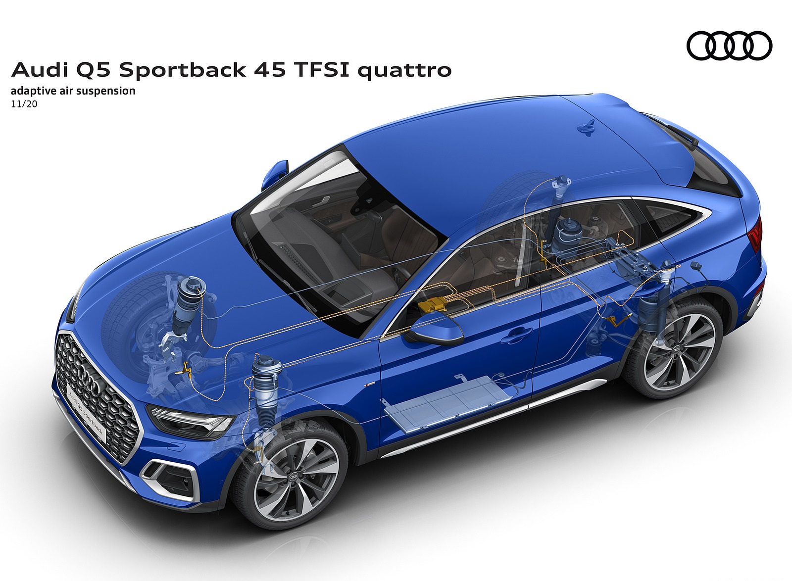 2021 Audi Q5 Sportback Adaptive air suspension Wallpapers #101 of 158