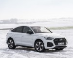 2021 Audi Q5 Sportback (Color: Glacier White) Front Three-Quarter Wallpapers  150x120