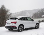 2021 Audi Q5 Sportback (Color: Glacier White) Rear Three-Quarter Wallpapers  150x120