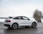 2021 Audi Q5 Sportback (Color: Glacier White) Rear Three-Quarter Wallpapers  150x120