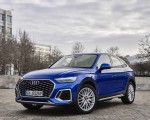 2021 Audi Q5 Sportback (Color: Ultra Blue) Front Three-Quarter Wallpapers 150x120