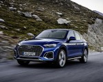 2021 Audi Q5 Sportback (Color: Ultra Blue) Front Three-Quarter Wallpapers  150x120