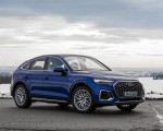 2021 Audi Q5 Sportback (Color: Ultra Blue) Front Three-Quarter Wallpapers 150x120 (76)