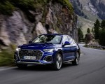 2021 Audi Q5 Sportback (Color: Ultra Blue) Front Three-Quarter Wallpapers 150x120