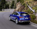 2021 Audi Q5 Sportback (Color: Ultra Blue) Rear Three-Quarter Wallpapers  150x120