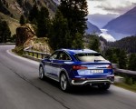 2021 Audi Q5 Sportback (Color: Ultra Blue) Rear Three-Quarter Wallpapers  150x120