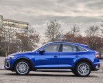 2021 Audi Q5 Sportback (Color: Ultra Blue) Side Wallpapers 150x120