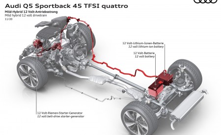 2021 Audi Q5 Sportback Mild hybrid 12 volt drivetrain Wallpapers  450x275 (111)