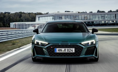 2021 Audi R8 Green Hell (Color: Tioman Green) Front Wallpapers 450x275 (9)