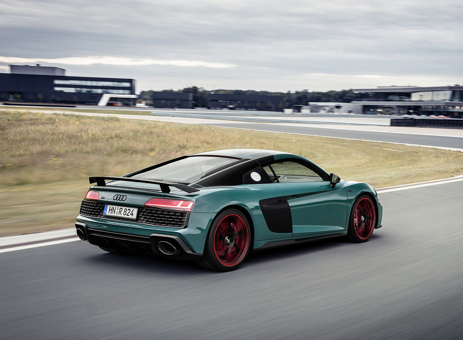 2021 Audi R8 Green Hell (Color: Tioman Green) Rear Three-Quarter Wallpapers (7)