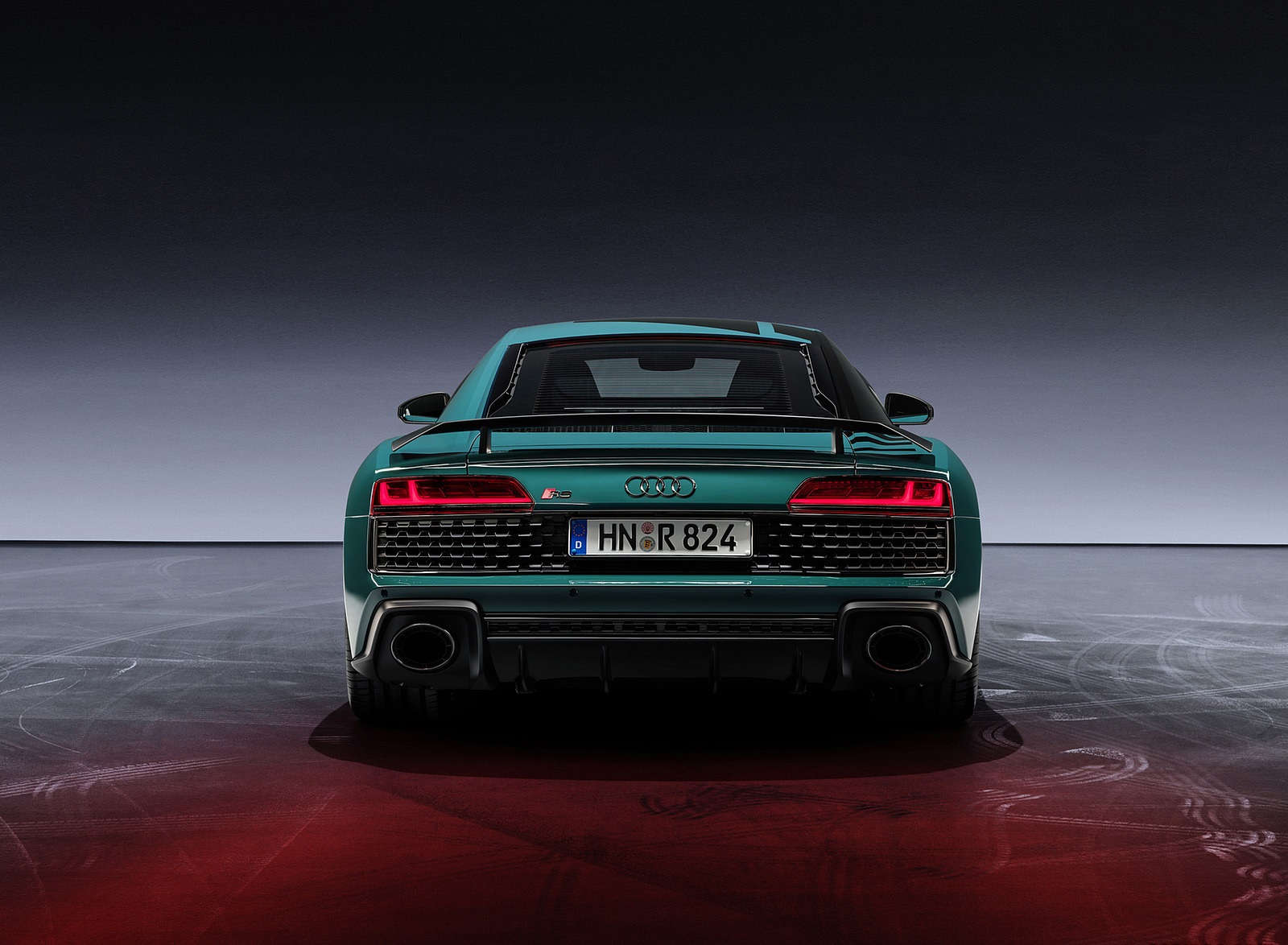 2021 Audi R8 Green Hell (Color: Tioman Green) Rear Wallpapers #24 of 46