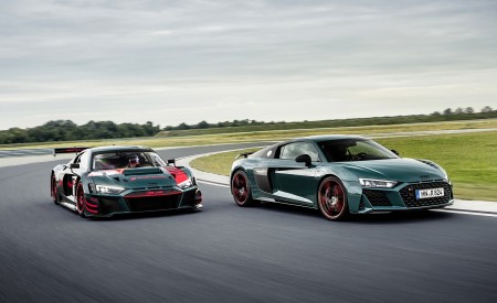 2021 Audi R8 Green Hell (Color: Tioman Green) and R8 LMS Wallpapers 450x275 (19)