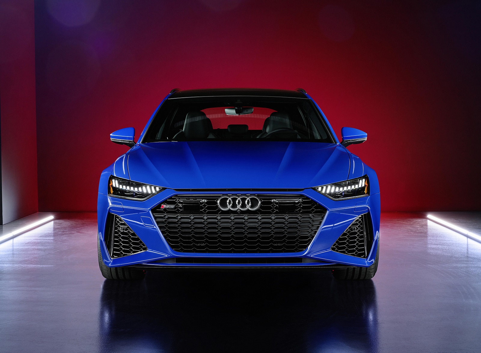 2021 Audi RS 6 Avant RS Tribute Edition (Color: Nogaro Blue) Front Wallpapers (2)