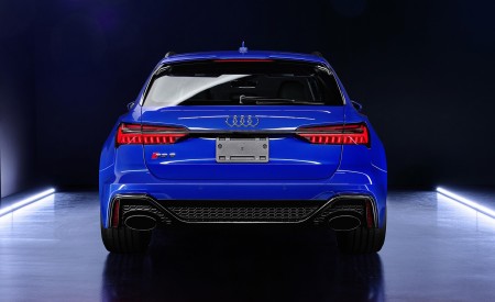 2021 Audi RS 6 Avant RS Tribute Edition (Color: Nogaro Blue) Rear Wallpapers 450x275 (3)