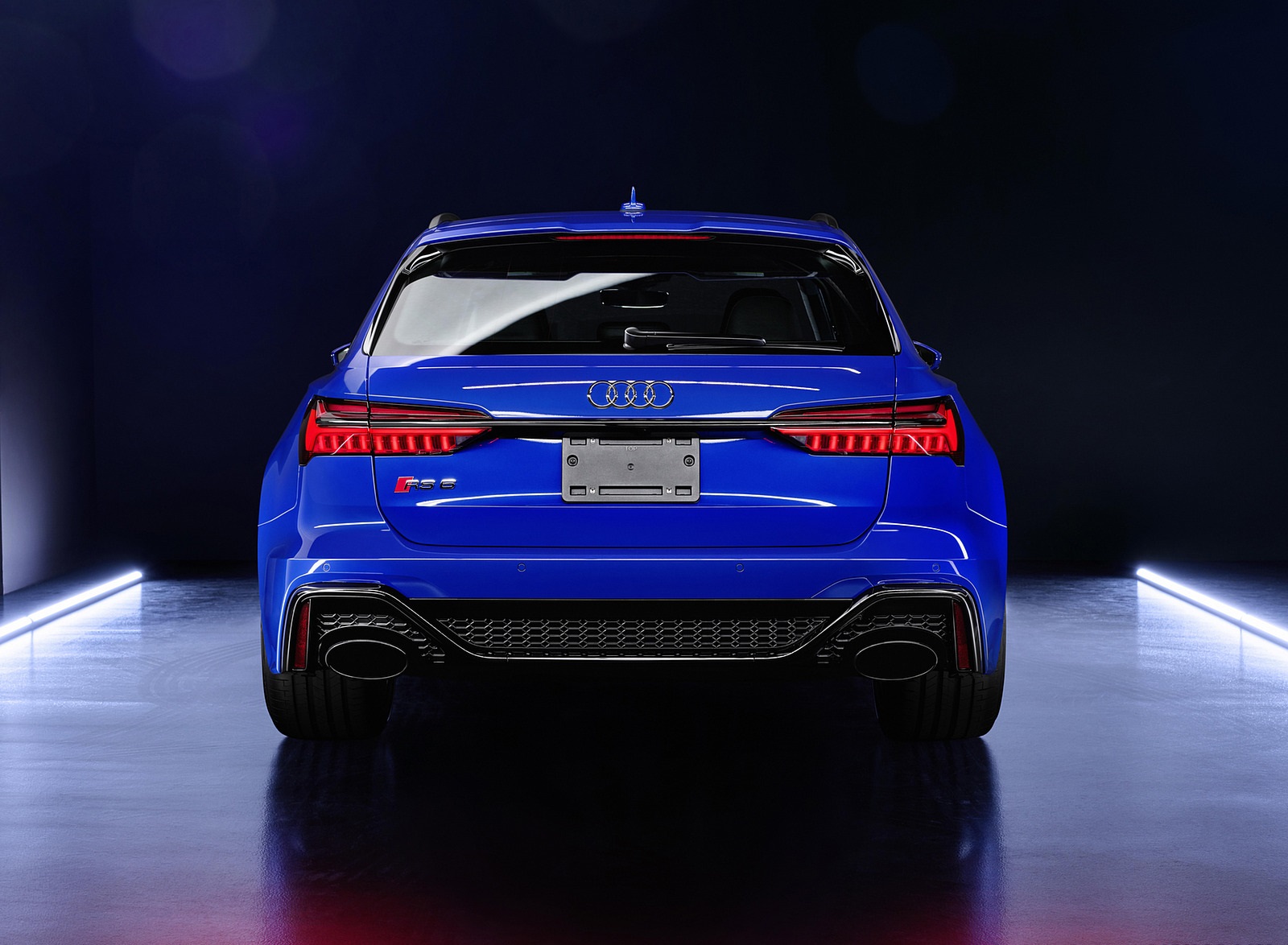 2021 Audi RS 6 Avant RS Tribute Edition (Color: Nogaro Blue) Rear Wallpapers (3)