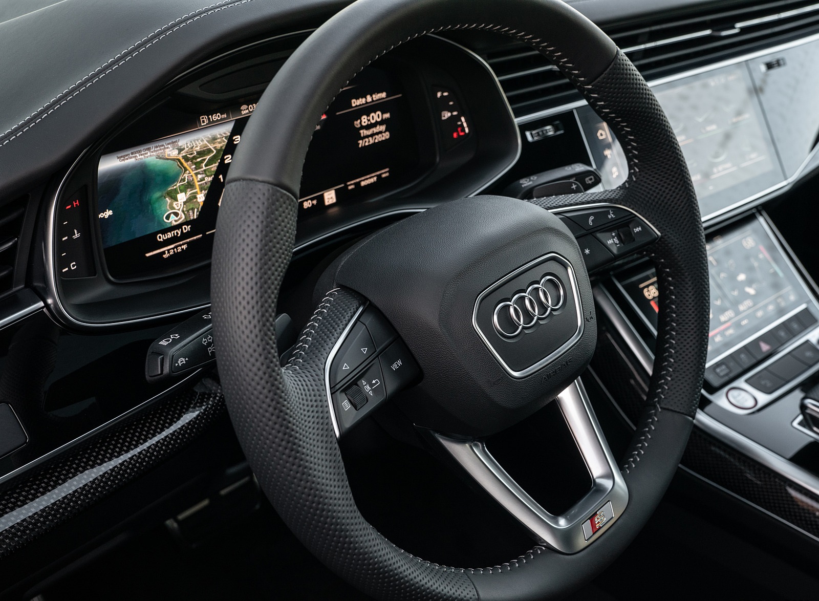 2021 Audi SQ8 (US-Spec) Interior Steering Wheel Wallpapers #21 of 30