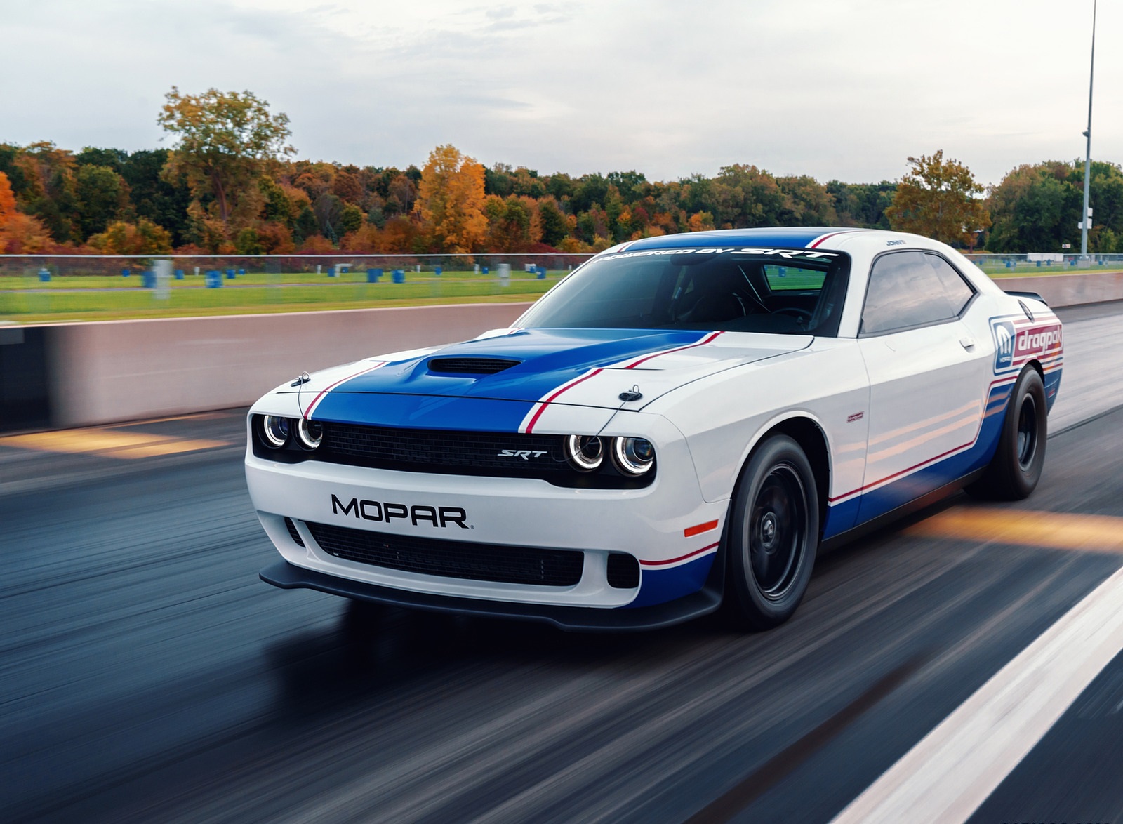 2021 Dodge Challenger Mopar Drag Pak Front Three-Quarter Wallpapers (1)