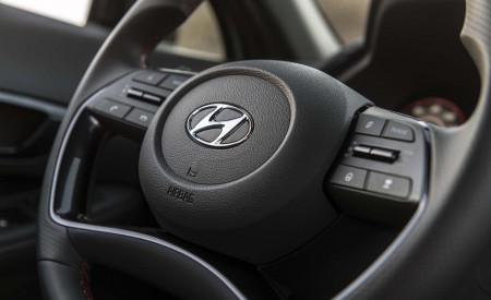 2021 Hyundai Sonata N Line (Color: Silver Pearl) Interior Steering Wheel Wallpapers 450x275 (102)